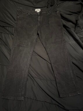 Paper Denim & Cloth Black Straight-Leg Jeans